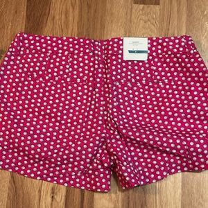 Women's Pink Patterned Shorts